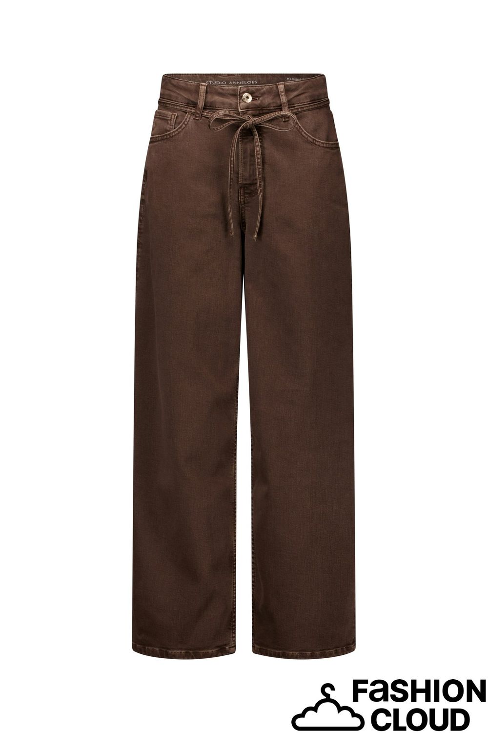 Studio Anneloes Babet denim trousers 14138 espresso