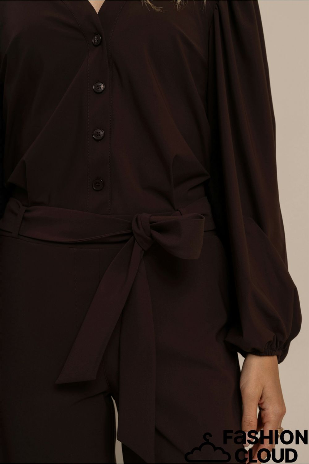Studio Anneloes Cherie jumpsuit 94854 espresso