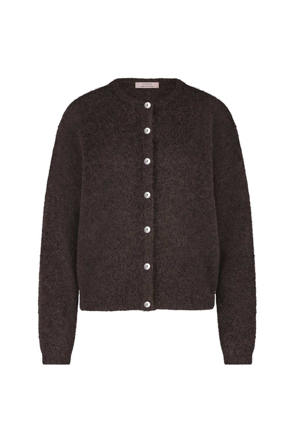 Studio Anneloes Bibi cardigan 91545 espresso