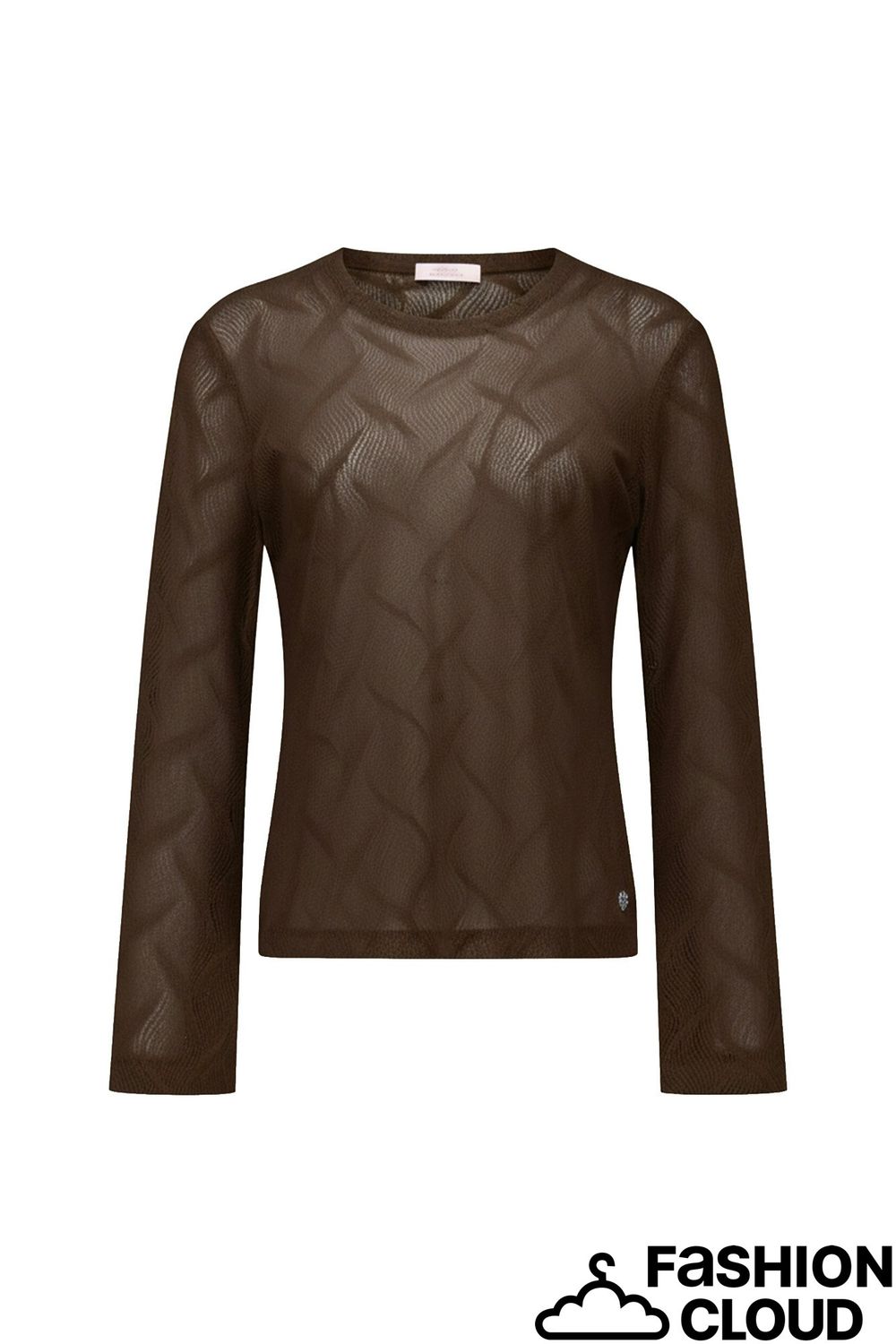 Studio Anneloes Reagan flaire lace top 14111 espresso