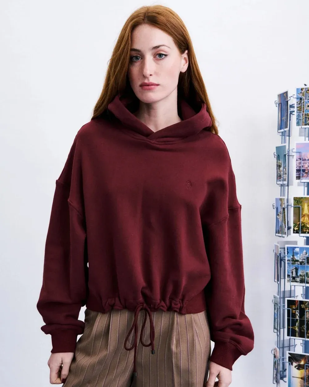FRNCH SWEATSHIRT CHC26620 BORDEAUX