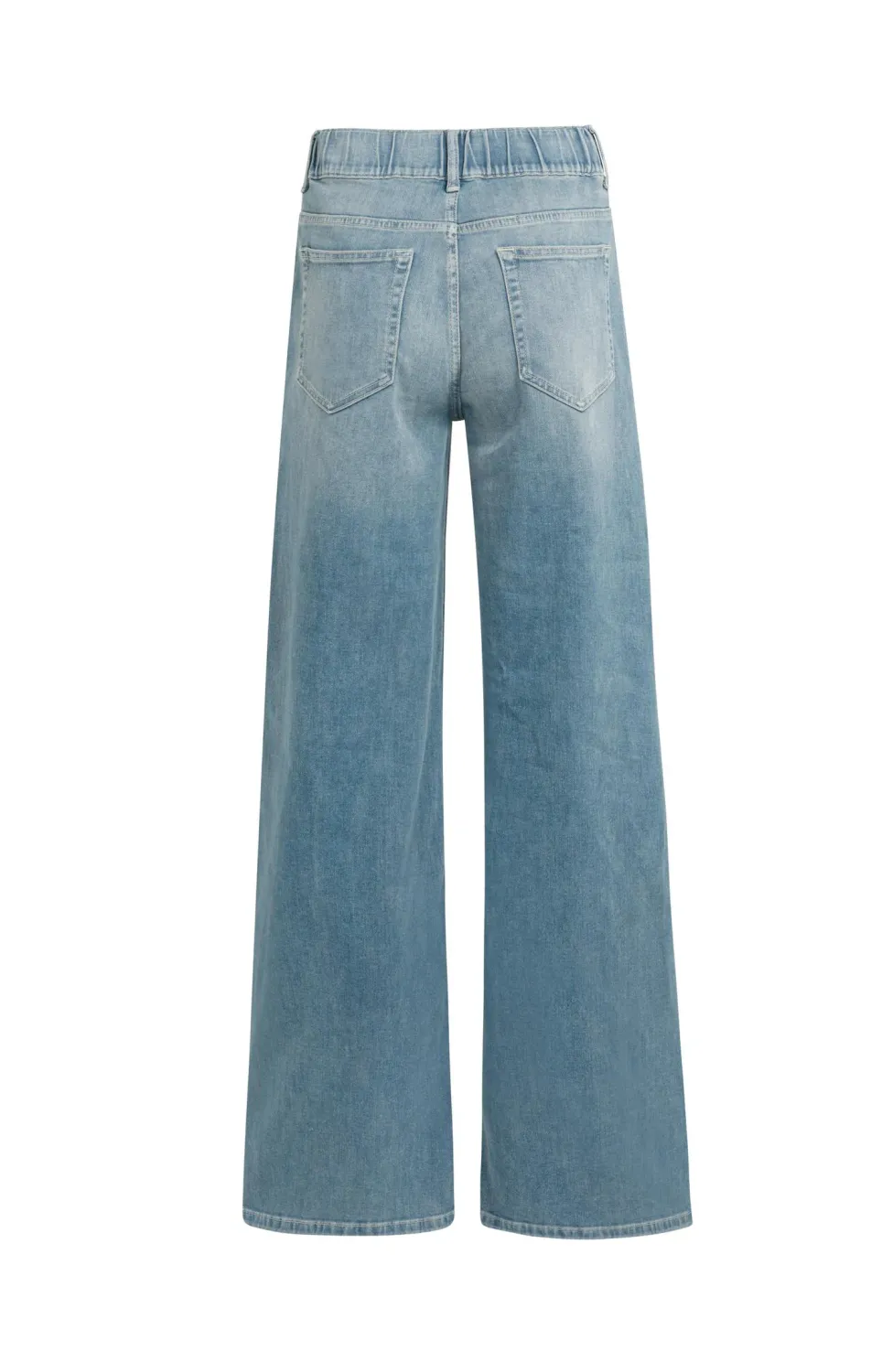 YaYa Extra long loose denim - L34 01-311165-609 MID BLUE DENIM