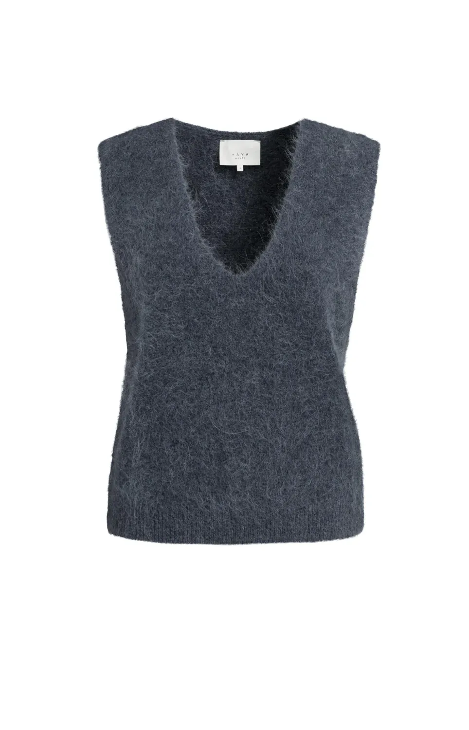 YaYa Spencer met diepe V-hals 01-000635-609 ODYSSEY GRAY MELANGE