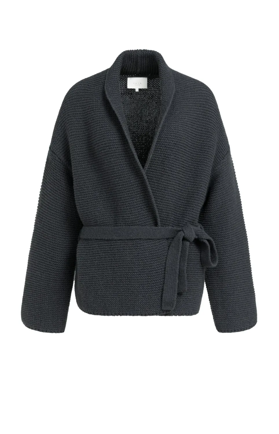 YaYa Vest met lange mouwen 01-010177-609 HOLE BLACK