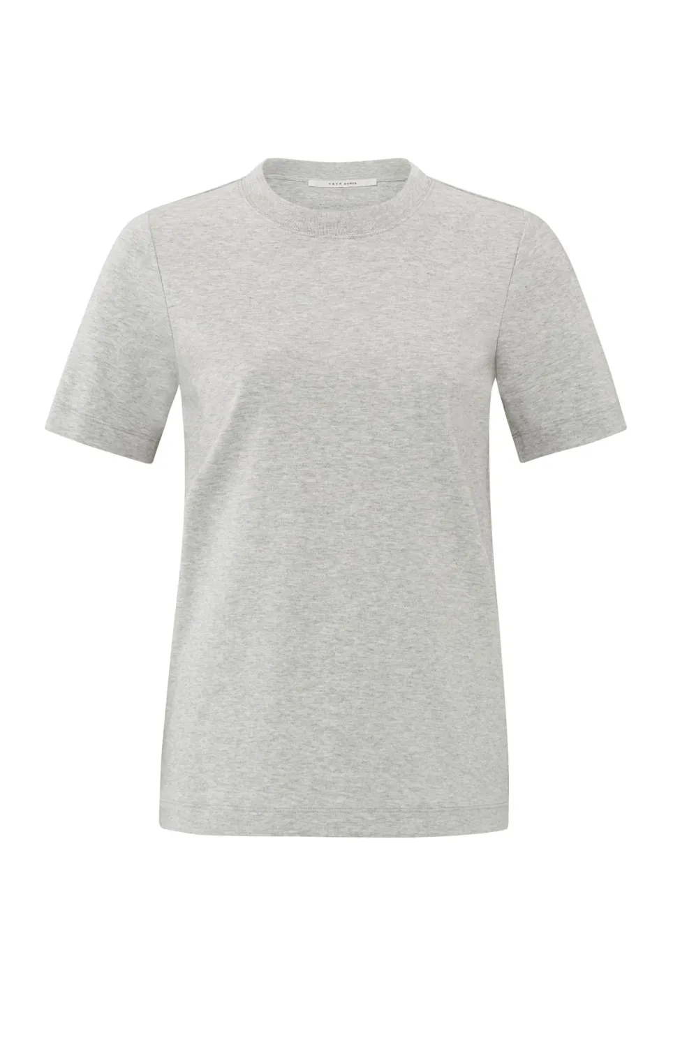 YaYa Basic T-shirt met korte mouwen 01-719057-609 MEDIUM GREY MELANGE
