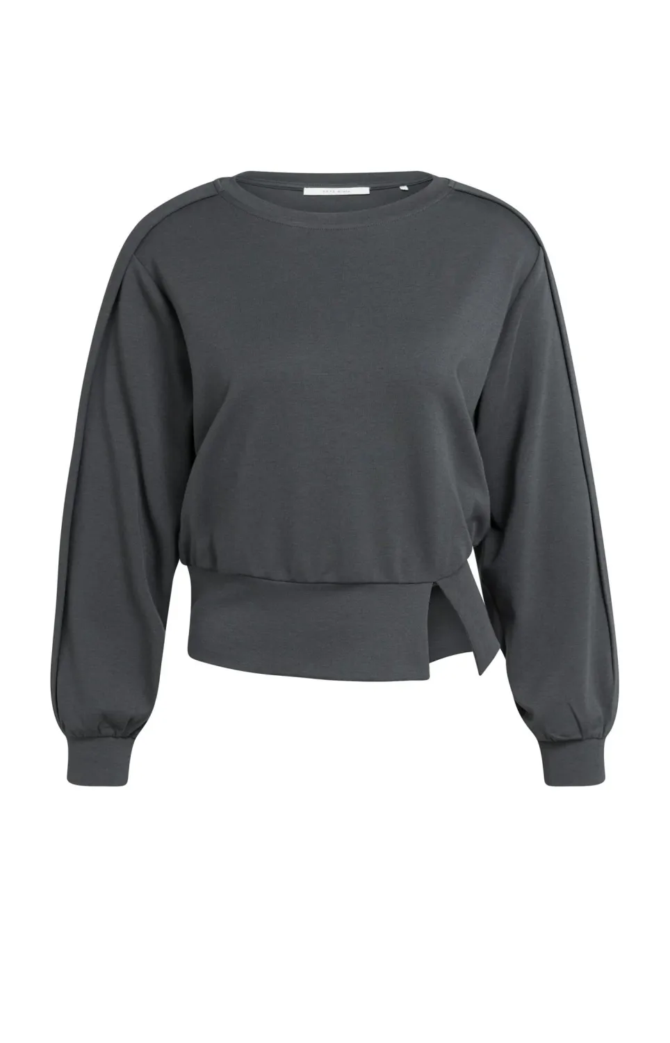 YaYa Lichtgewicht sweatshirt met op 01-109129-609 HOLE BLACK