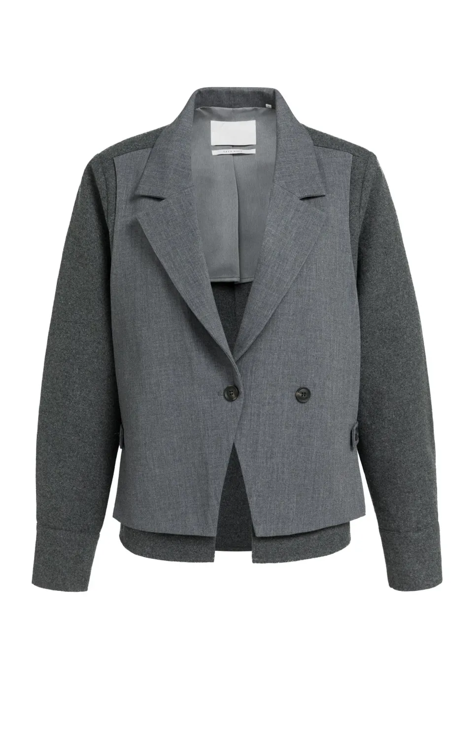 YaYa Geweven, losvallende blazer me 01-501086-609 ANTHRACITE MELANGE