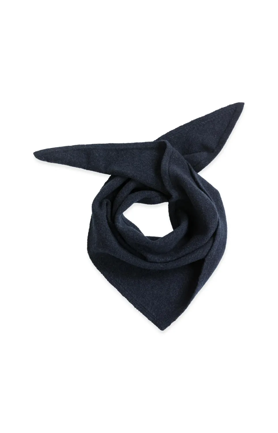 YaYa Gebreide driehoekige sjaal 03-510021-609 CAT BLACK MELANGE