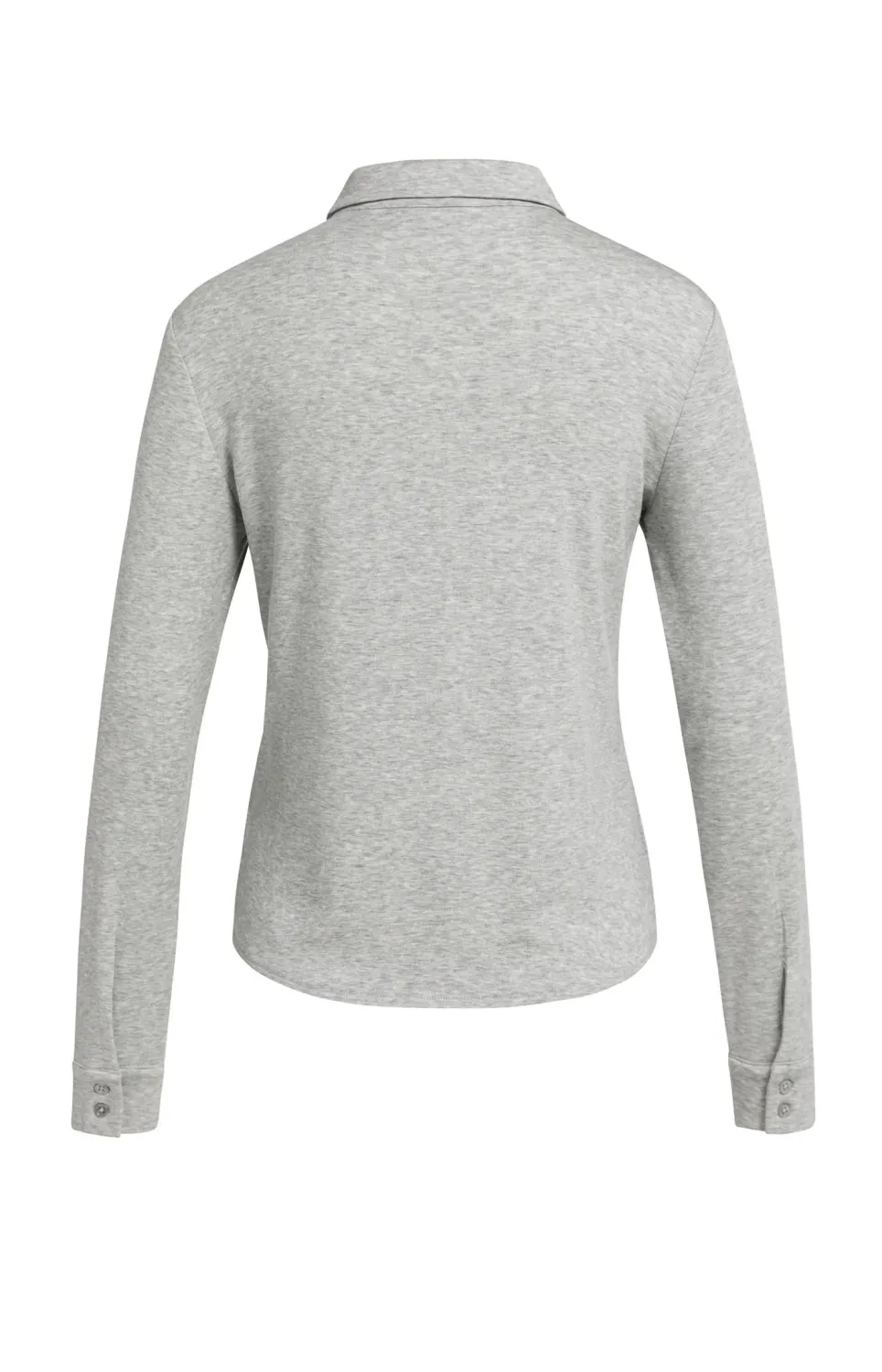 YaYa Jersey melange blouse 01-209250-609 MEDIUM GREY MELANGE
