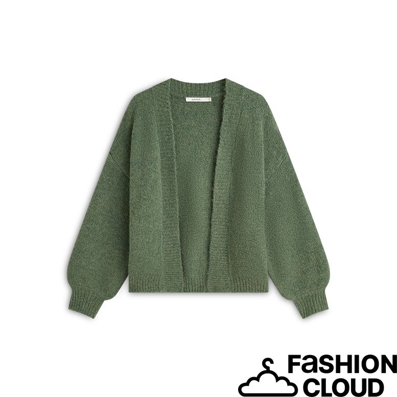 Summum Woman Puff sleeve cardigan Cozy melange kn 7s5844-7997 608