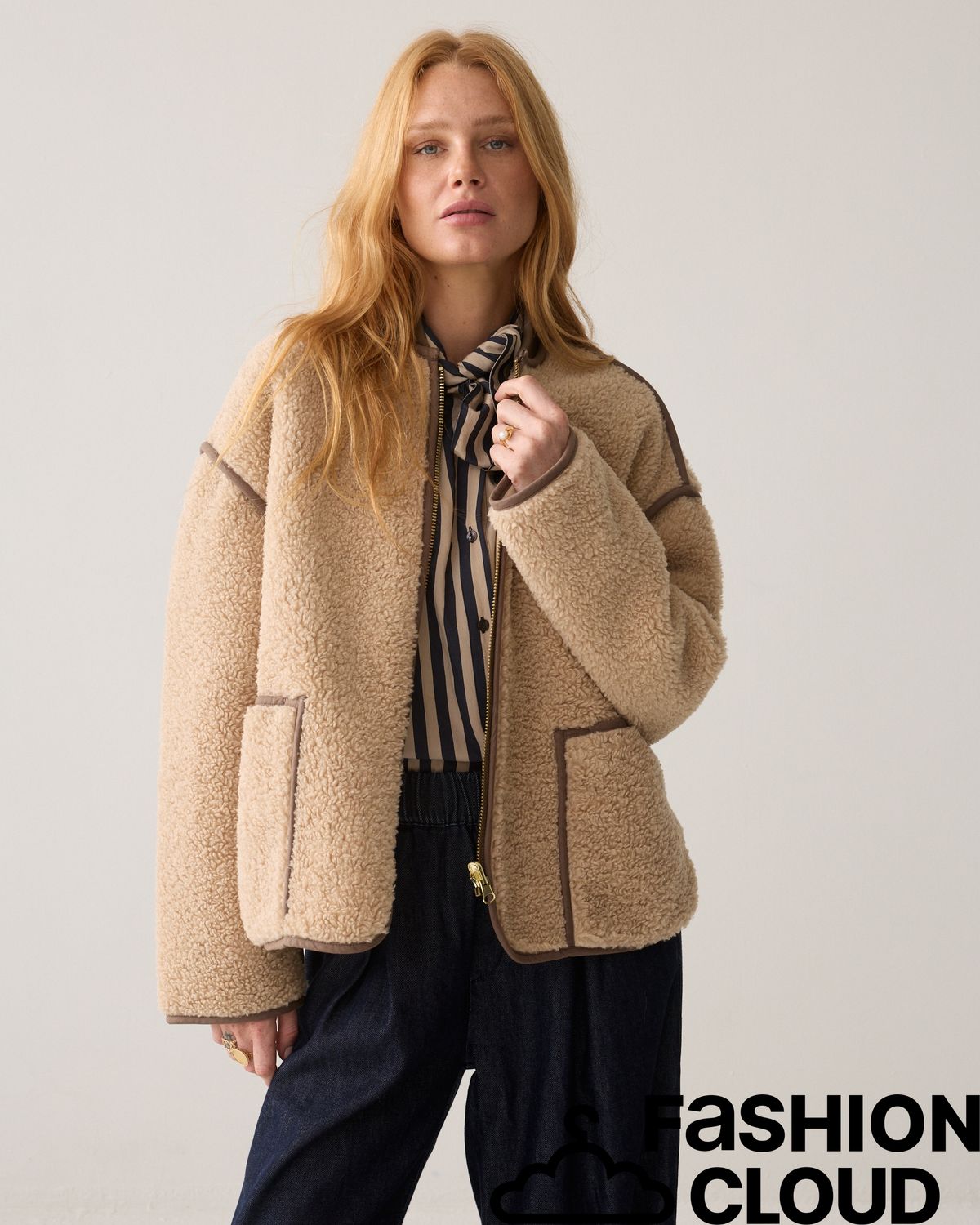 Summum Woman Jacket Bonded teddy 1s1312-12512 708
