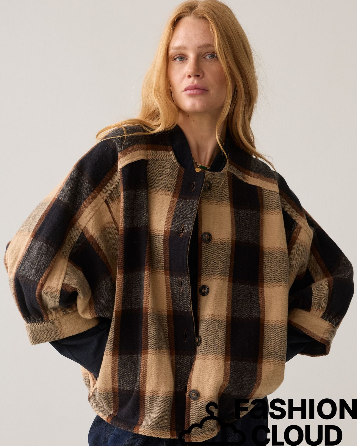 Summum Woman Jacket Heavy check 2s3537-12514 120