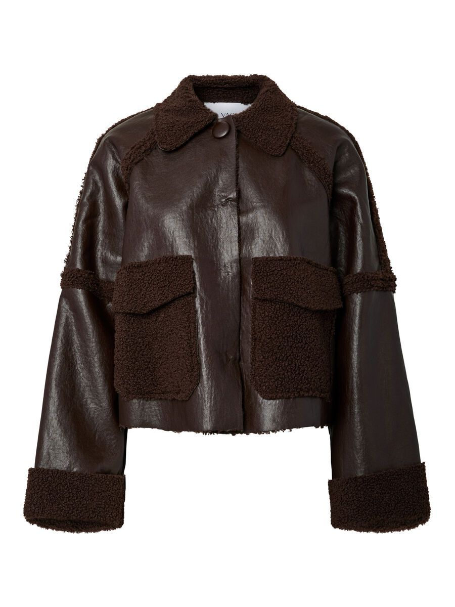 99999 - Algemene gro YASFILIA LS JACKET 26041031 Coffee Bean