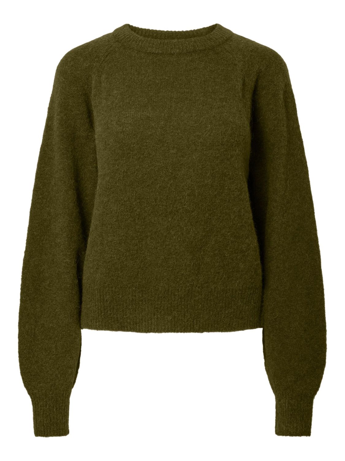 Y.A.S Johi oversized trui met wol – fir green