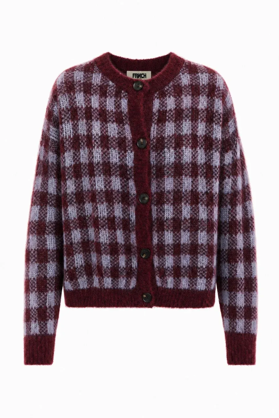 FRNCH CARDIGAN CHM26756 BORDEAUX