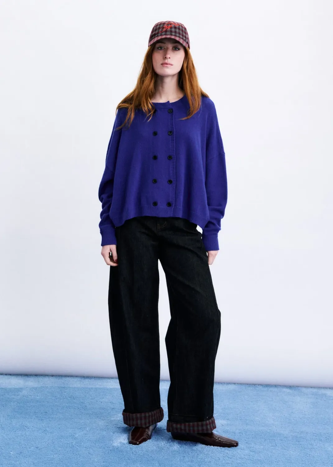 FRNCH CARDIGAN CHM26779 BLEU ELECTRIQUE