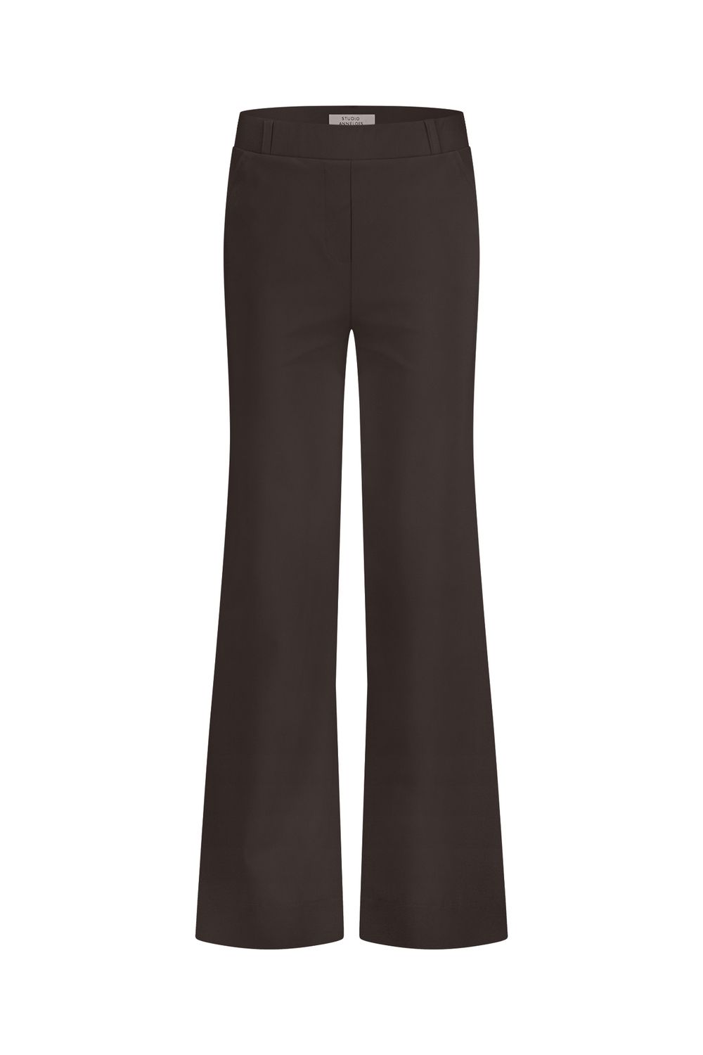Studio Anneloes Lexie winter bonded trousers 94863 espresso