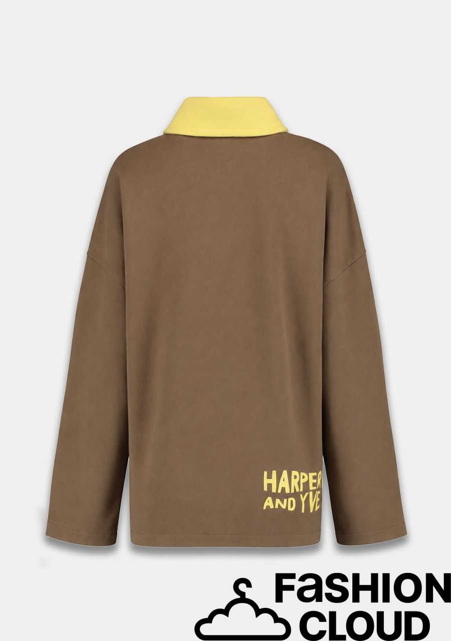 Harper &amp; Yve POLLIE-JU AW6Y509 MUDDY TAUPE/ HOT FUDGE