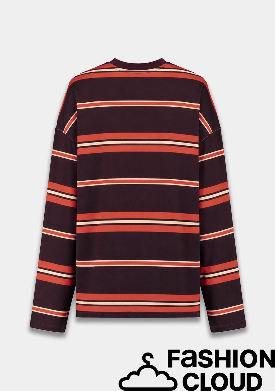 Harper &amp; Yve Tommy gestreepte longsleeve – paprika