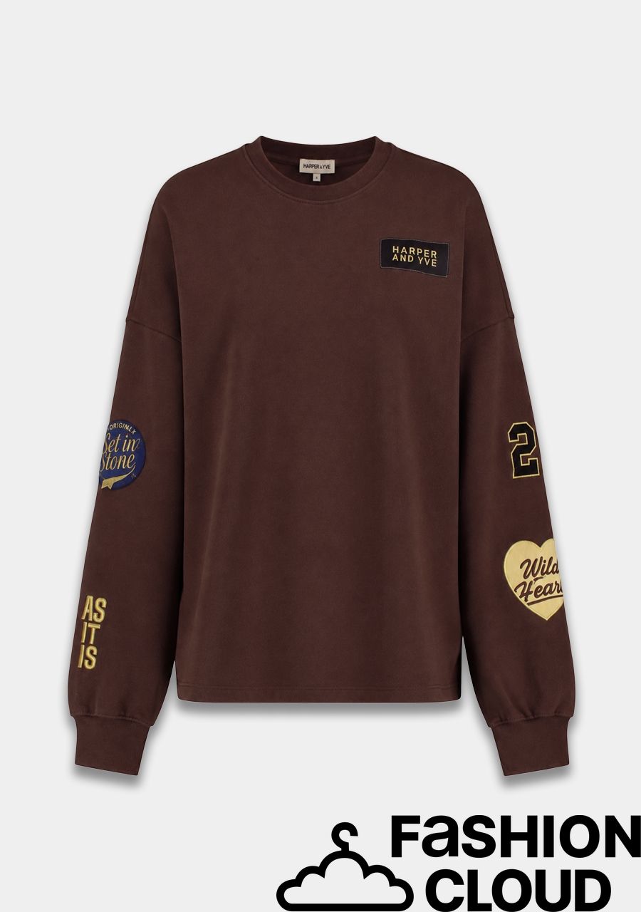 Harper &amp; Yve PATCH-SW AW6Y504 HOT FUDGE