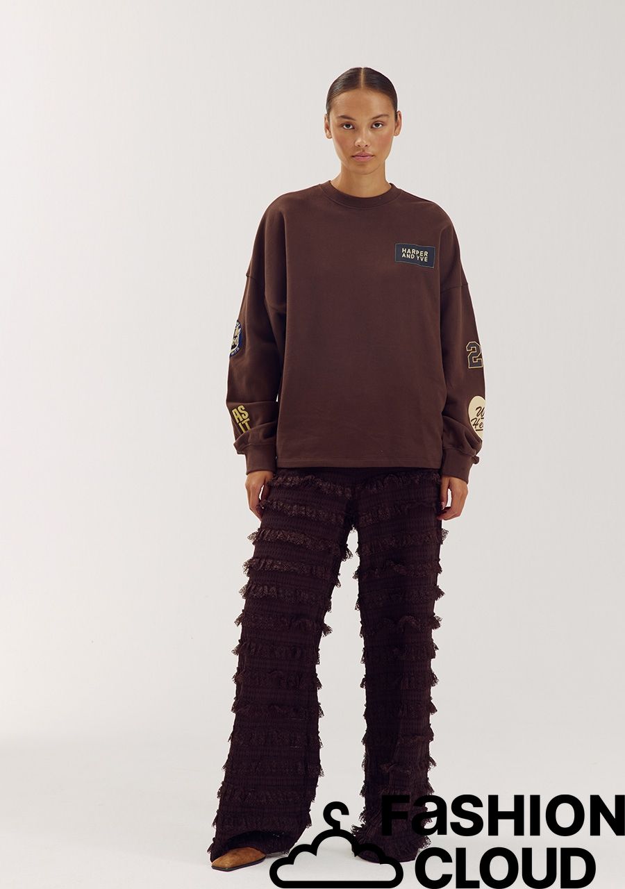 Harper &amp; Yve PATCH-SW AW6Y504 HOT FUDGE