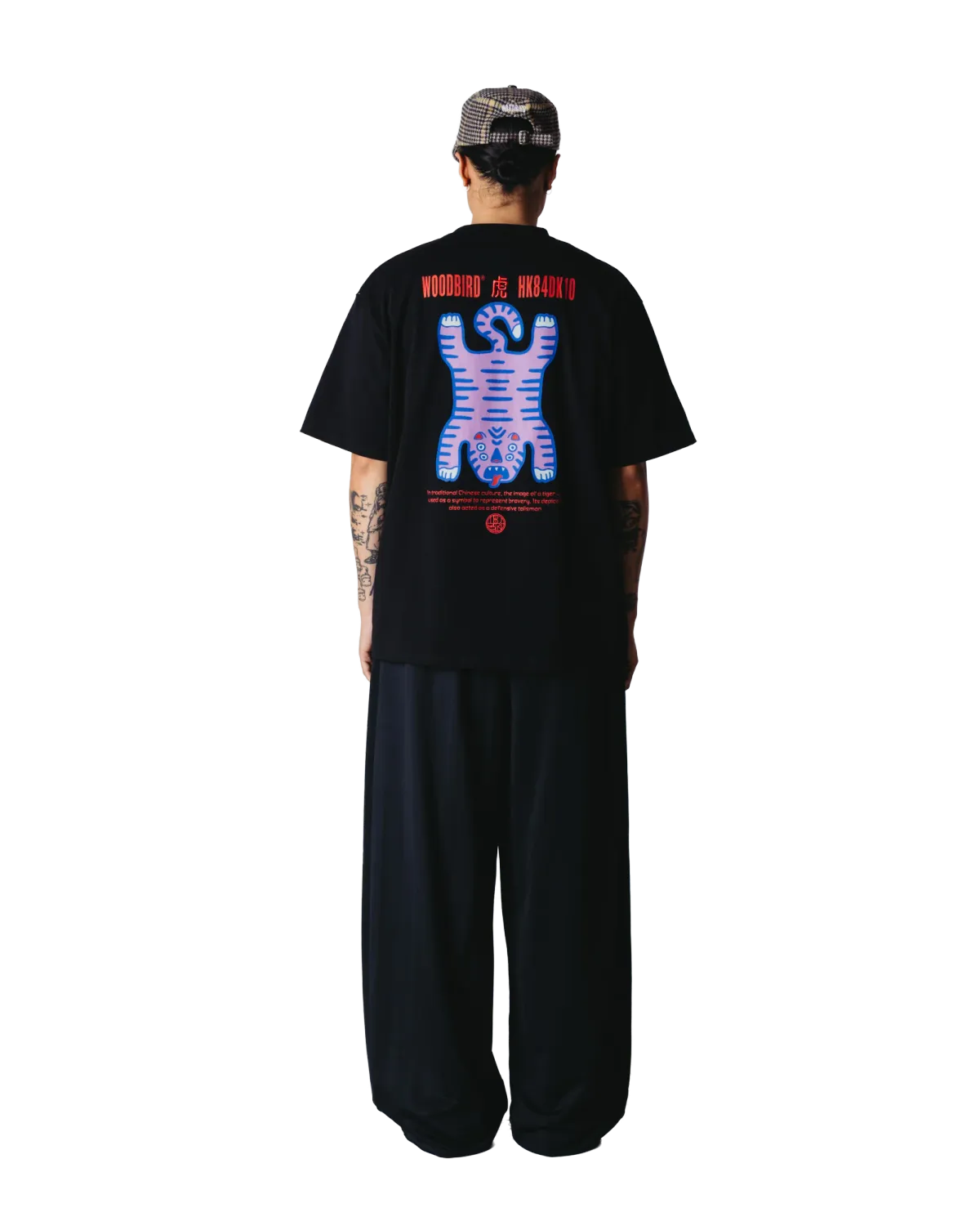 Woodbird Casual fit T-shirt in a heavyweight 2636-400 Black