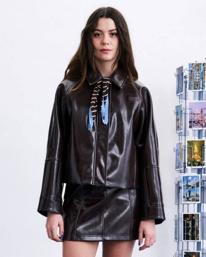 FRNCH VESTE CHC26651 CHOCOLAT