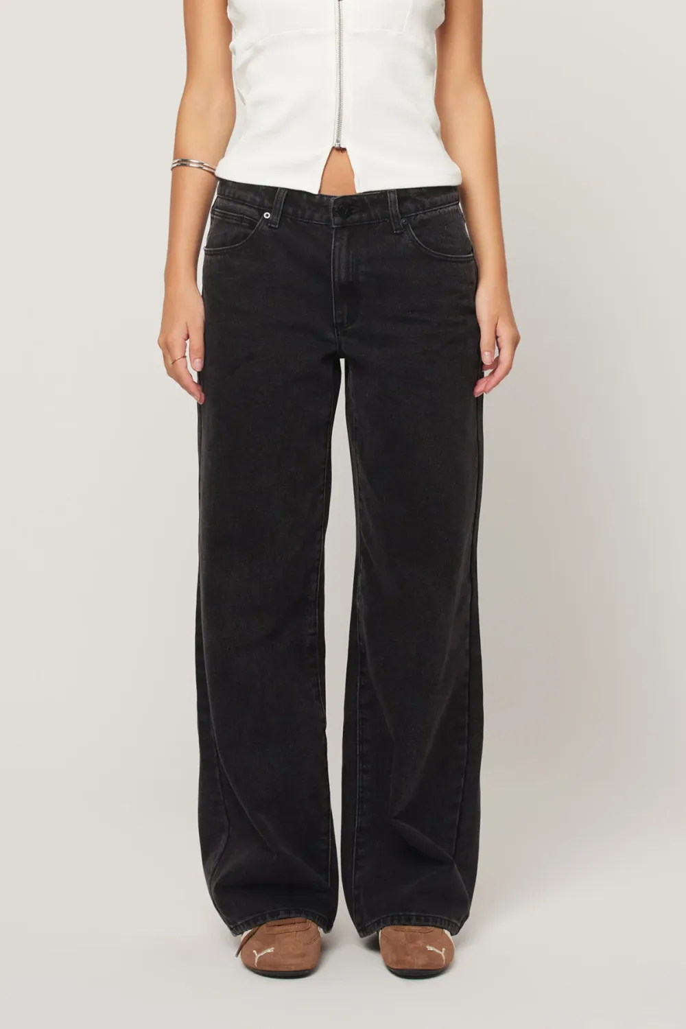 Abrand Jeans 99 BAGGY HEIDI A43J55 WASHED BLACK
