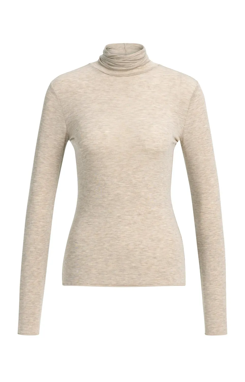YaYa coltop met lange mouwen 01-709440-610 BEIGE MELANGE