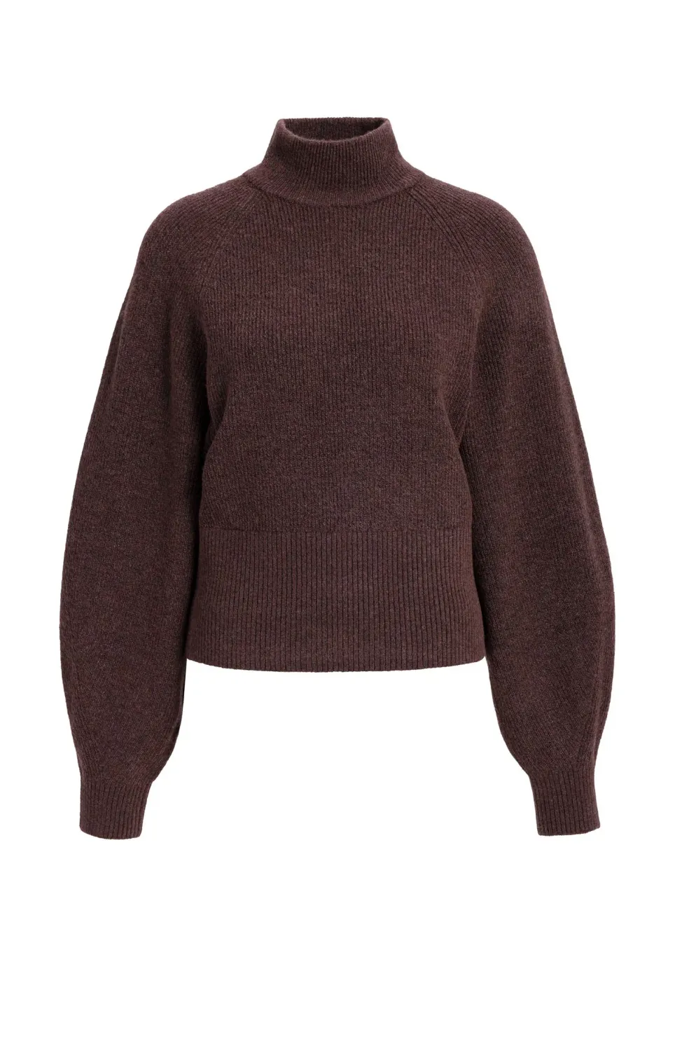 YaYa Trui met col 01-000656-610 BITTER CHOCOLATE RED