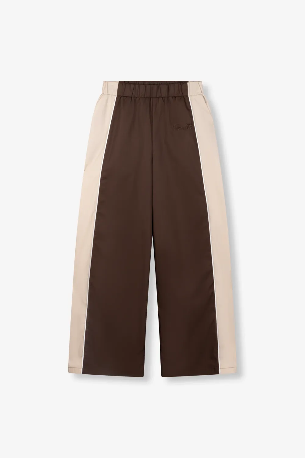 Refined Blakie sportieve wijde broek – bruin