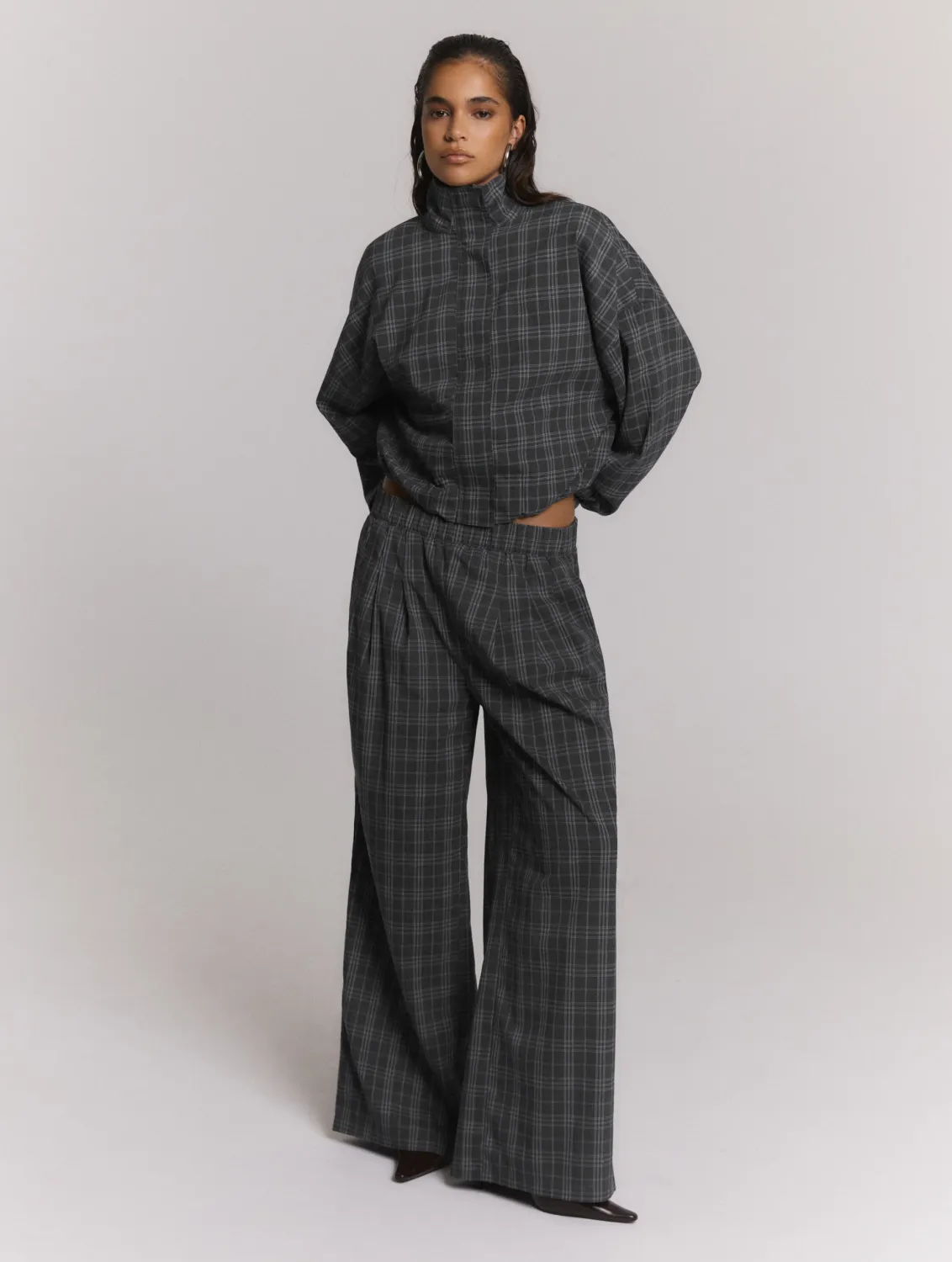 Refined ZOEI PANTS R2610156304 check Refined ZOEI PANTS R2610156304 check