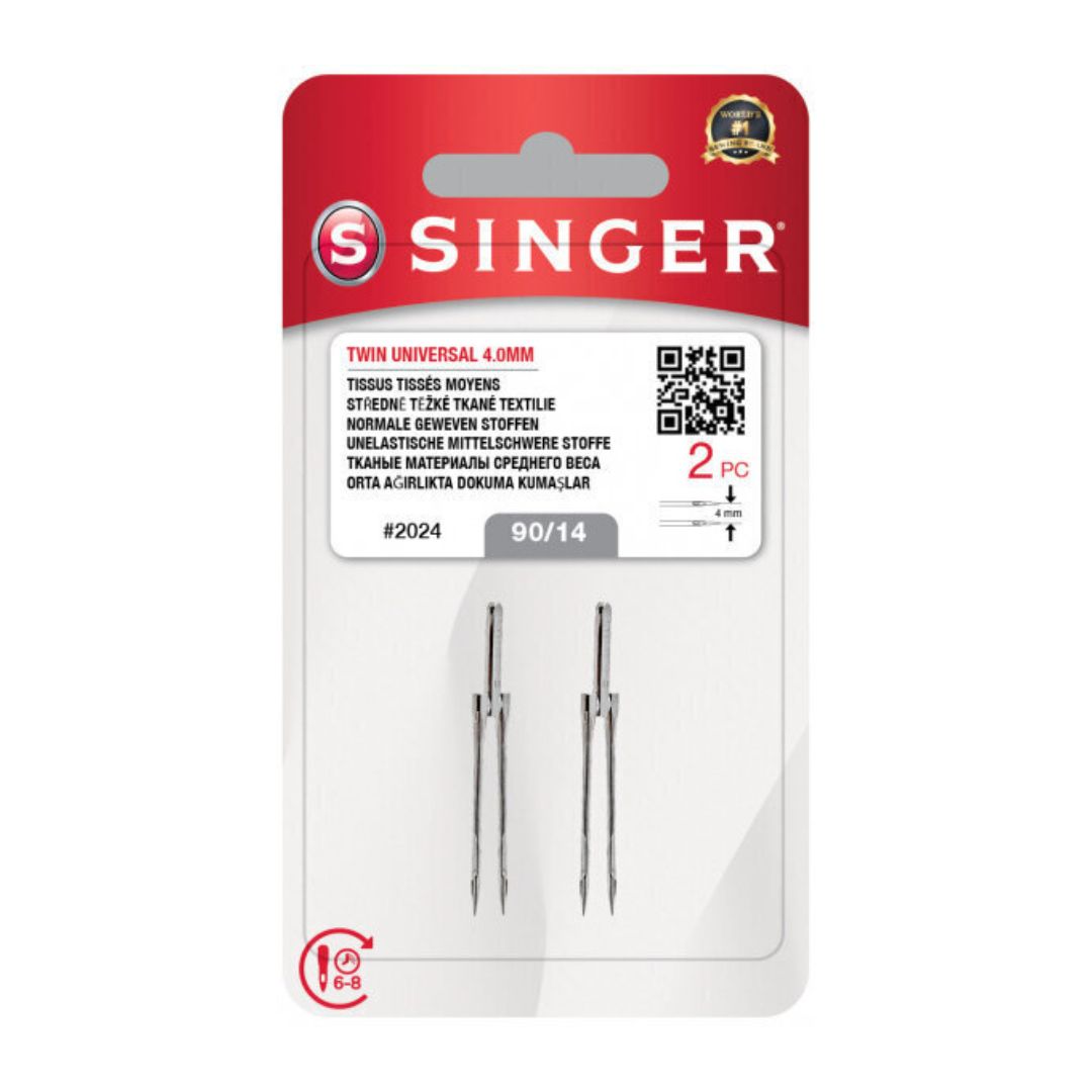 Agujas m�quina de coser SINGER AGUJA DOBLE 2024