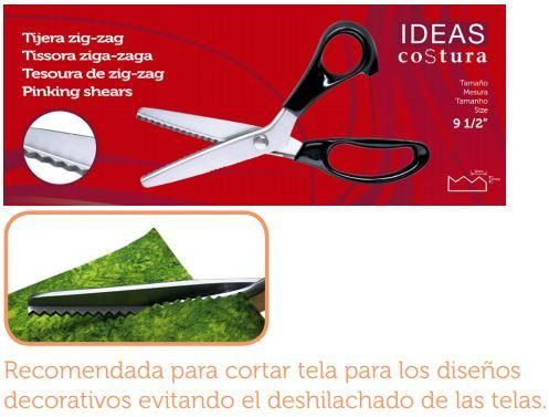 Tijeras corte en zigzag IDEAS