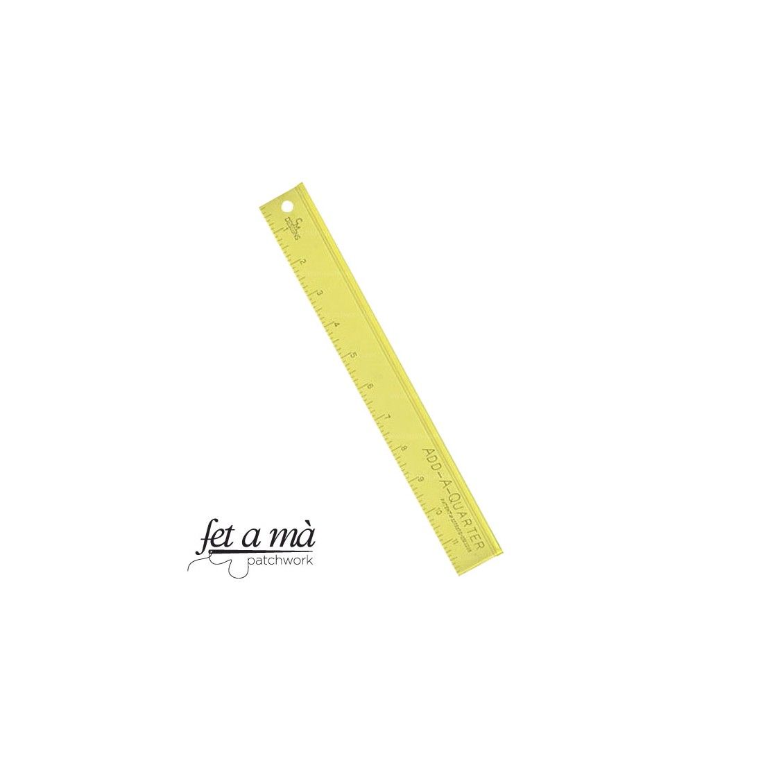 Regla ADD A QUARTER 6"