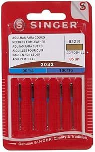 Agujas m�quina de coser SINGER CUERO 2032