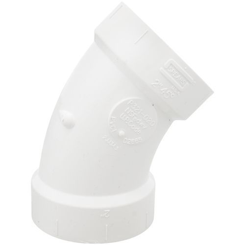 PVC DWV 45 Elbow 2"