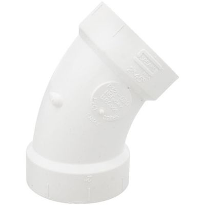 PVC DWV 45 Elbow 2"