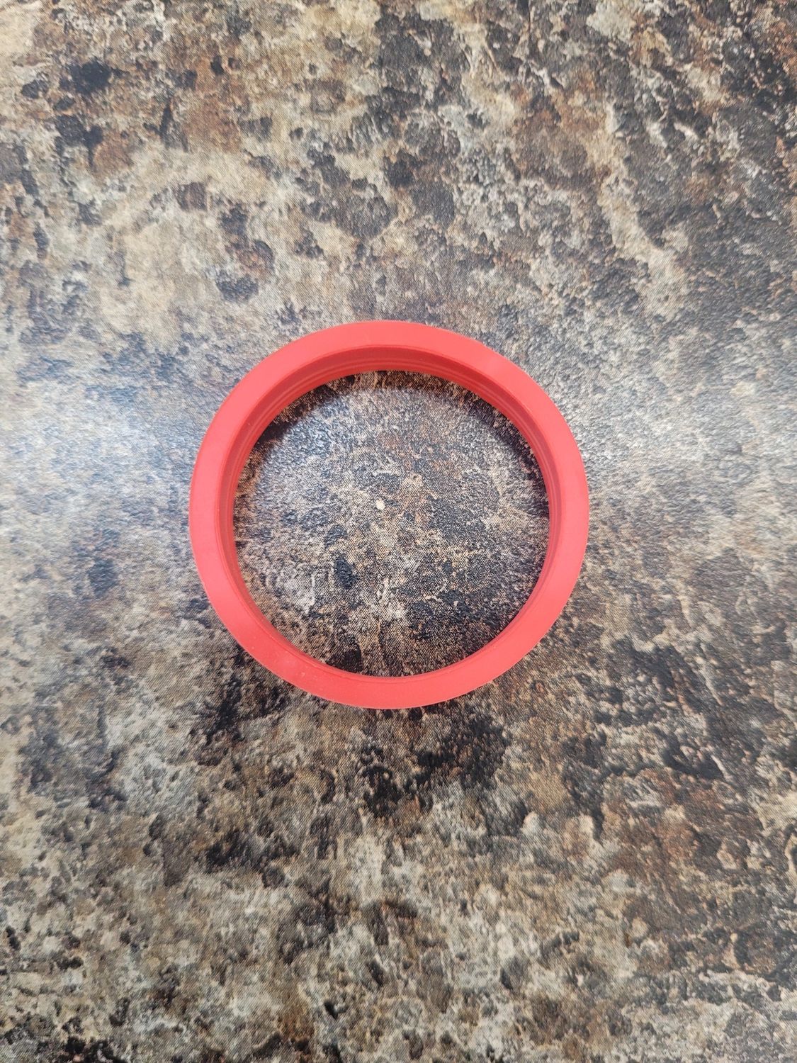 Tubular Drip Free Washer 1-1/4", Red TPV