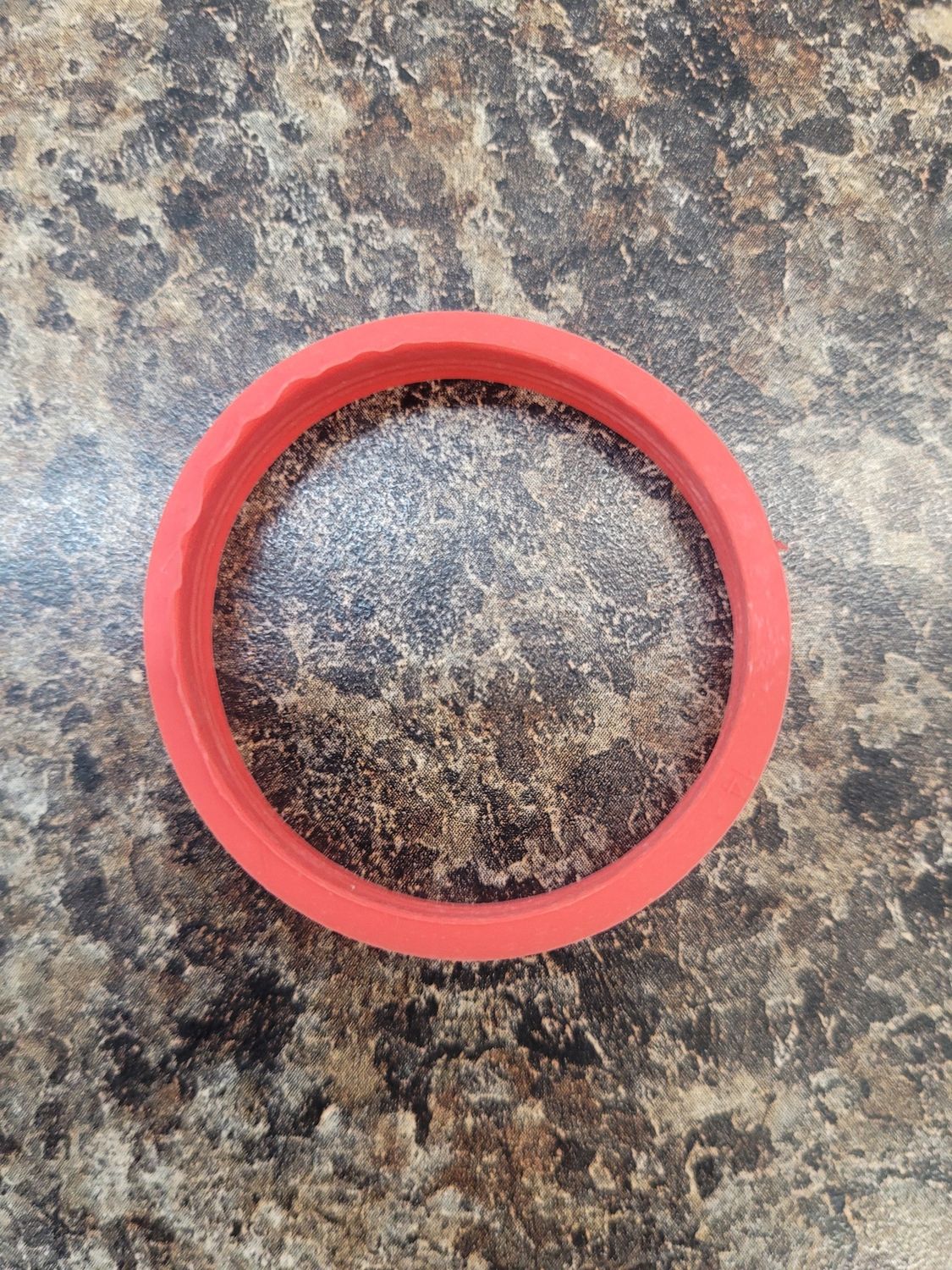Tubular Drip Free Washer 1-1/2", Red TPV