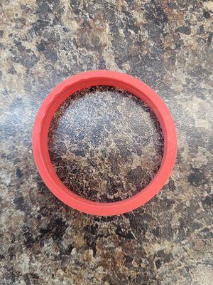 Tubular Drip Free Washer 1-1/2", Red TPV
