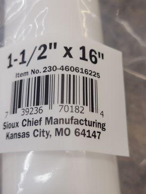 Tubular Double Slip Joint Extension 1-1/2" x 16"
