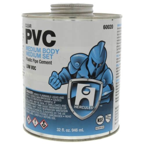 PVC Cement Medium Body-Medium Set 16oz