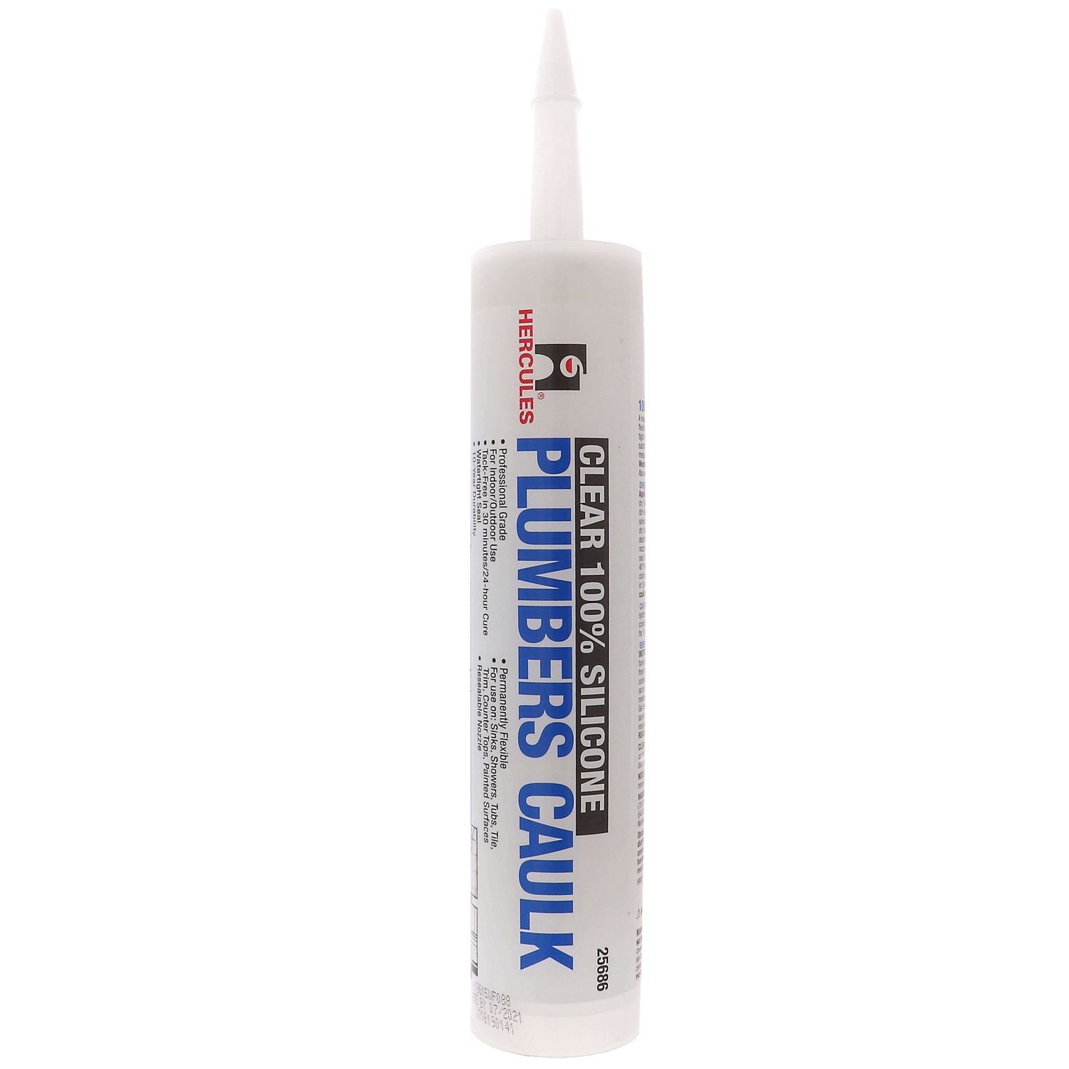 Plumbers Caulk Clear Cartridge 10.1oz (25625)