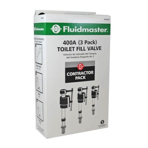 Fluidmaster 400A - Universal Toilet Fill Valve 3-Pack