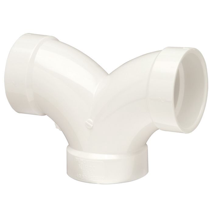 PVC DWV Double 90 Elbow 1-1/2"