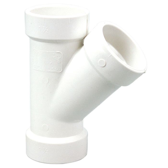 PVC DWV Wye 4"