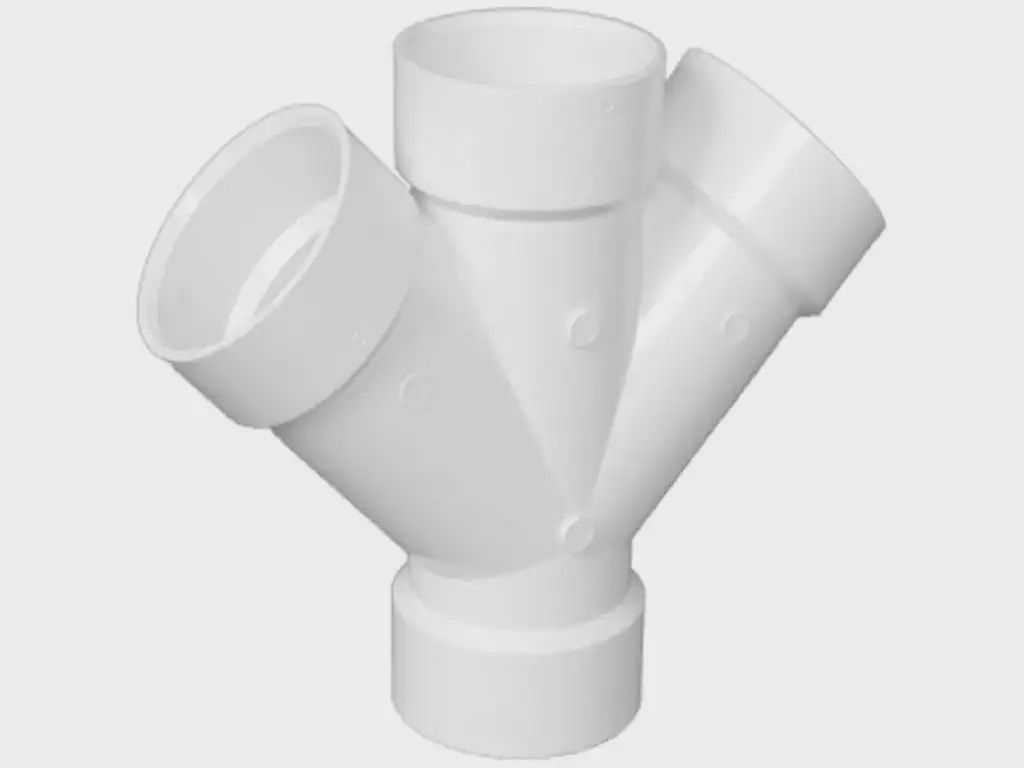 PVC DWV Double Wye 2"