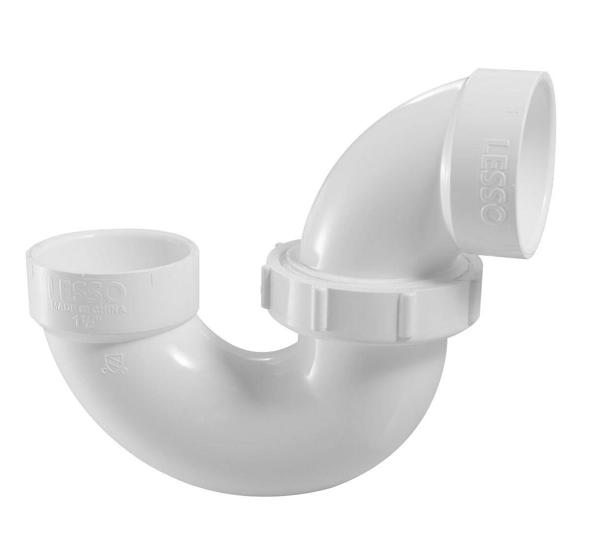 PVC DWV P-Trap 1-1/2" w/ Union