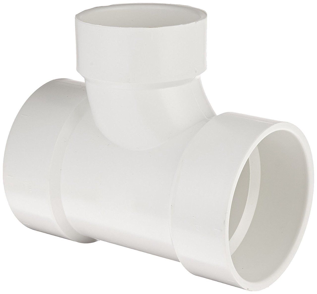 PVC DWV Sanitary Tee 2" x 1-1/2" x 2"